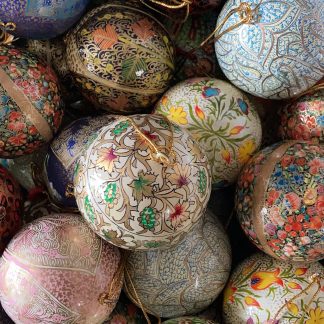 Papier-mâché Baubles