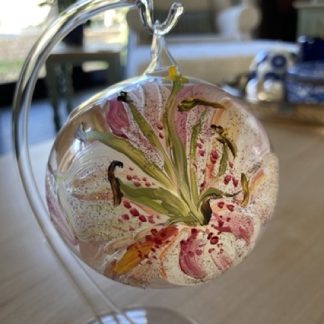 Floral Collection Glass Baubles